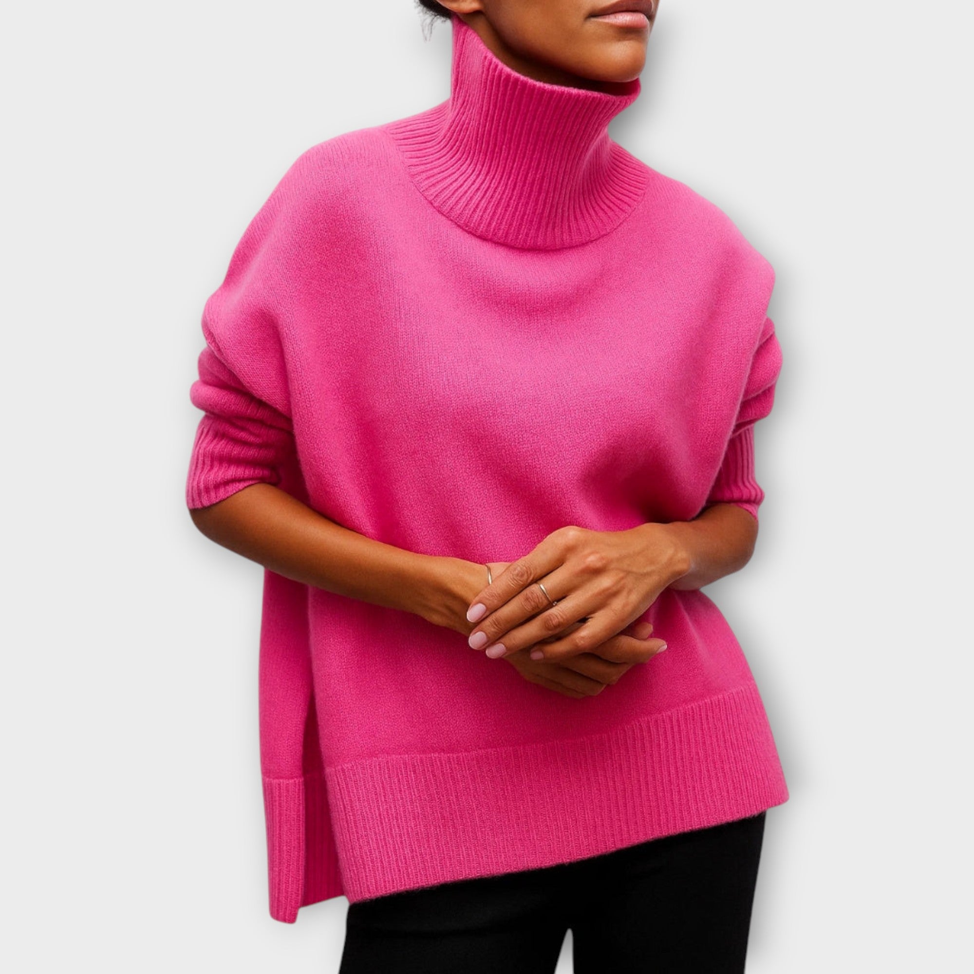 Elvira™ | Elegant polotröja i mjukt stickat material