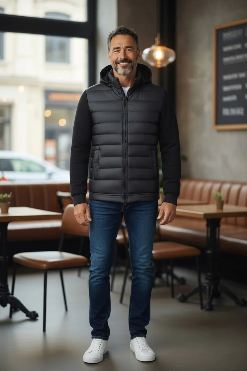 Einar™ | Hybridjacka – Värme, Komfort och Stil i Ett