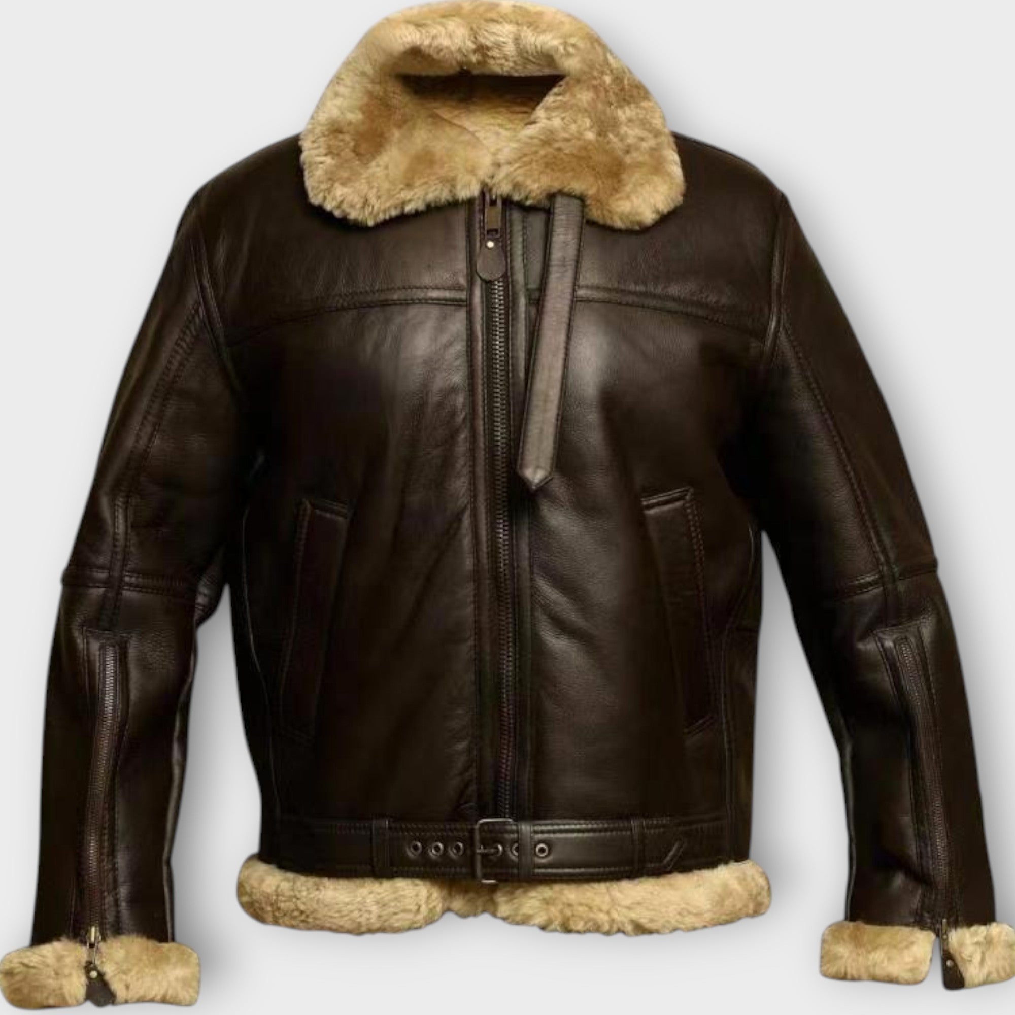 Arvid™ | Premium Bekväm Fleecejacka med Mockaliknande Yta