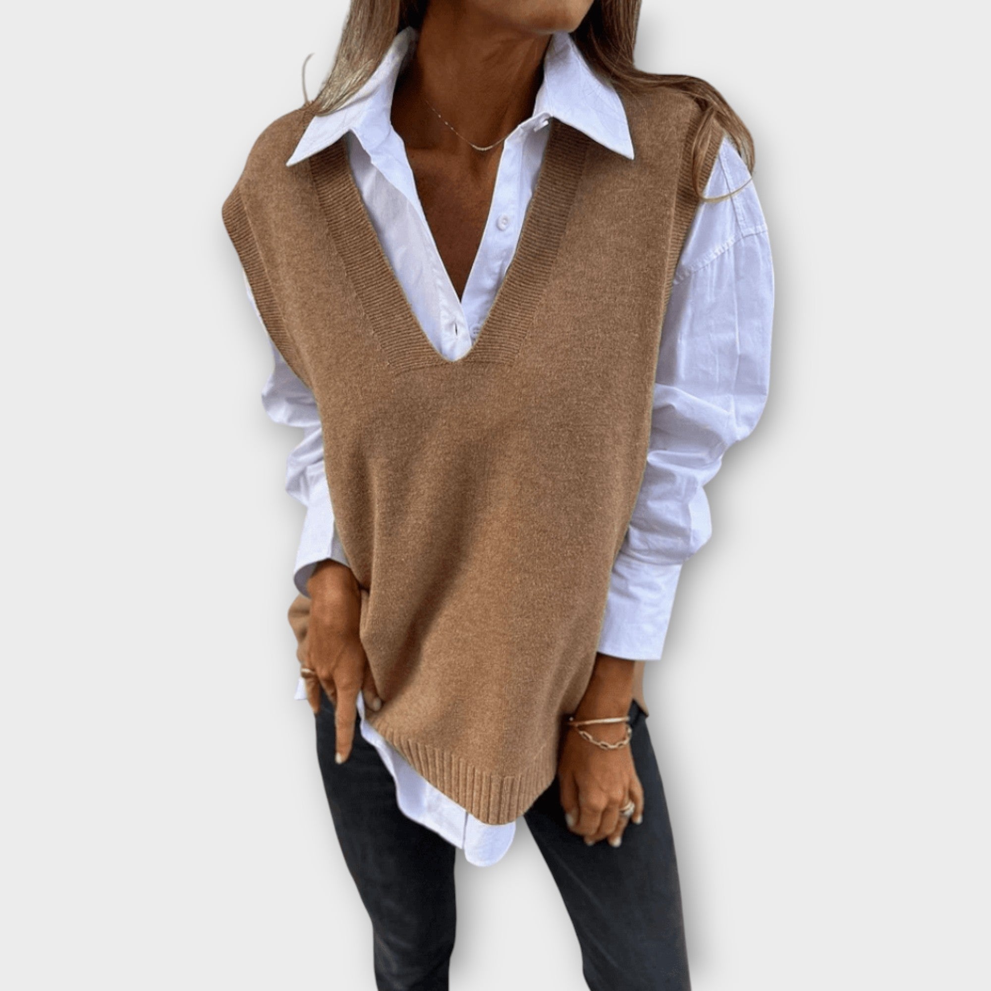 Liviana™ | Elegant stickad kofta i mjuk bomullsblandning