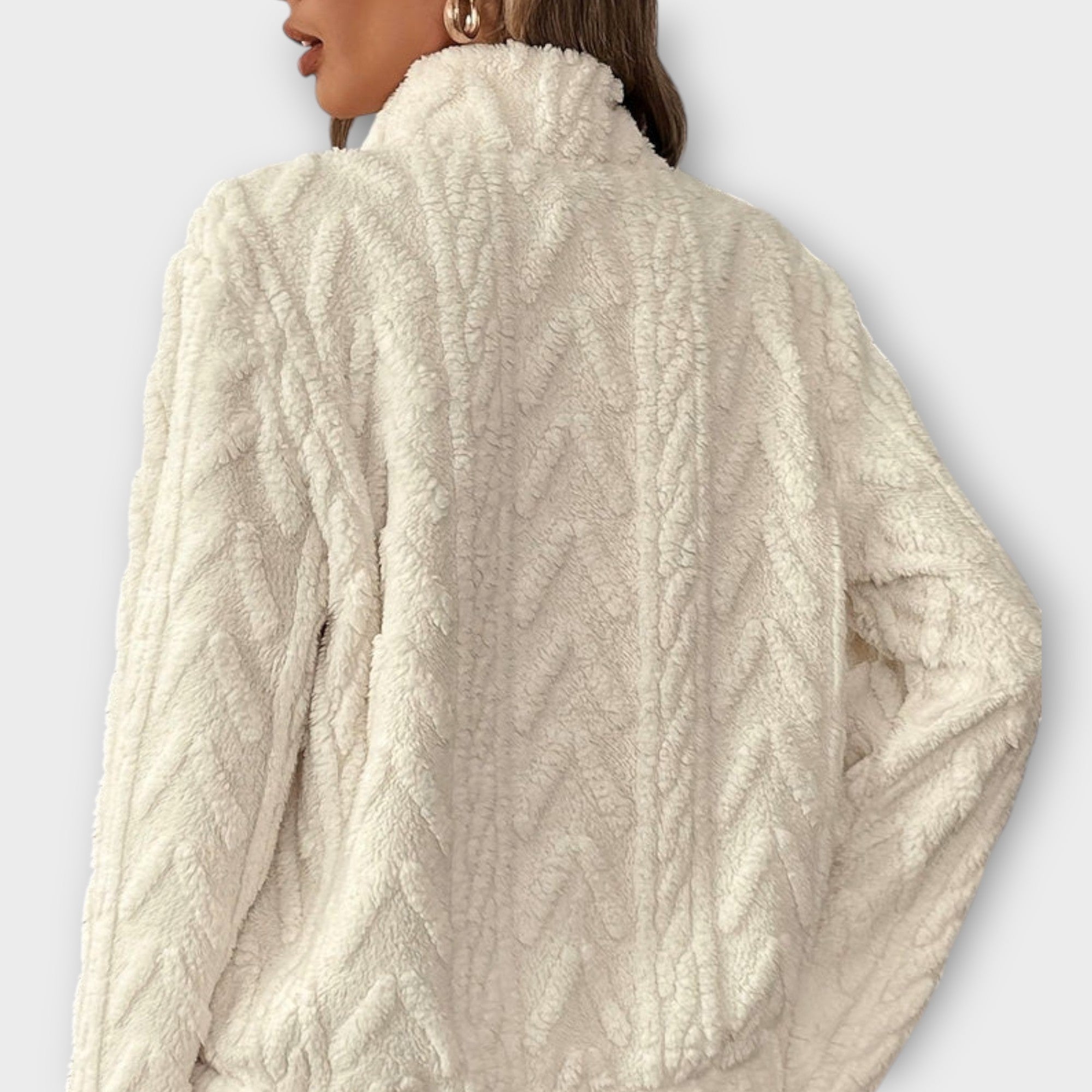 Lunara™ | Mjuk Fleecetröja med Halv Dragkedja – Värme i Varje Rörelse