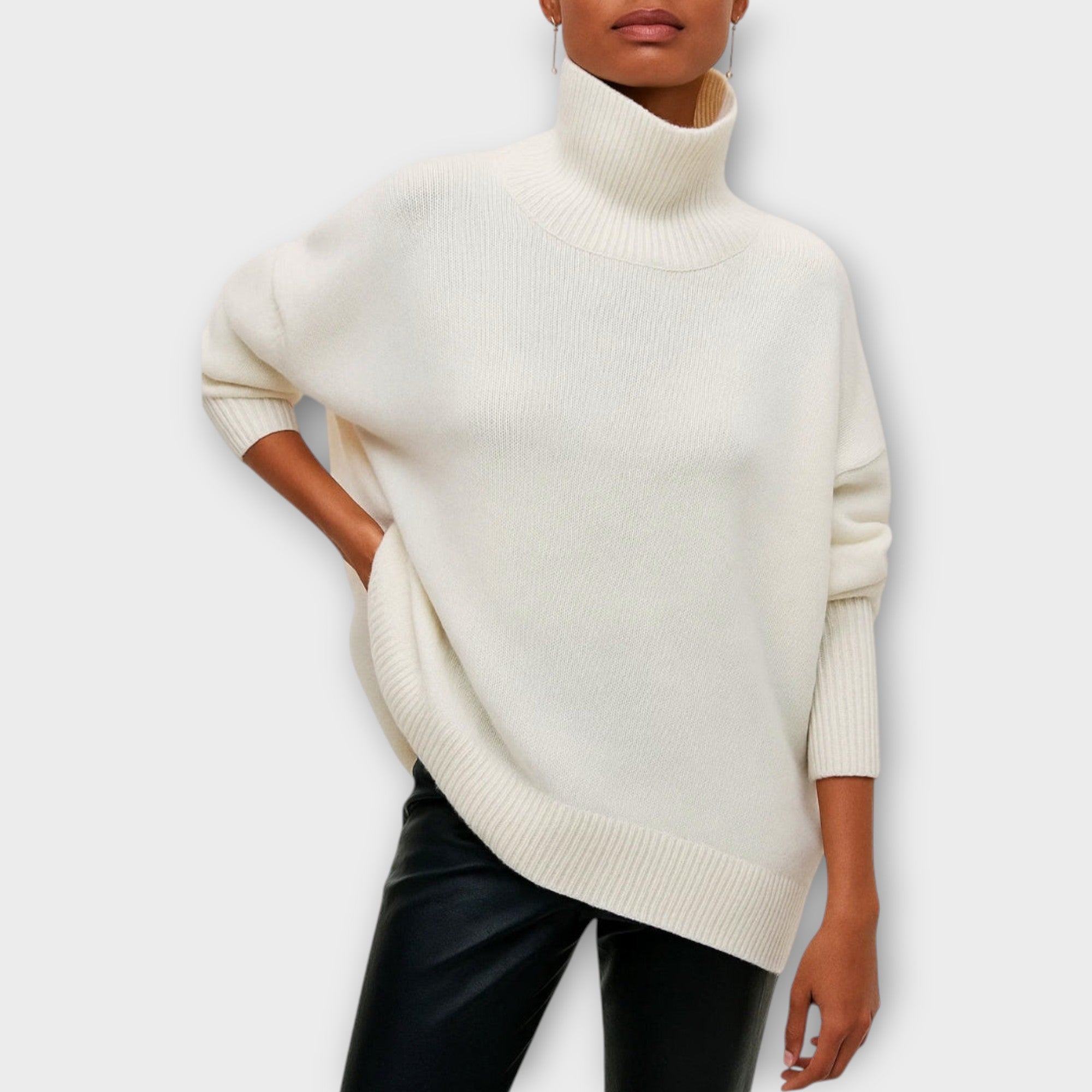 Elvira™ | Elegant polotröja i mjukt stickat material