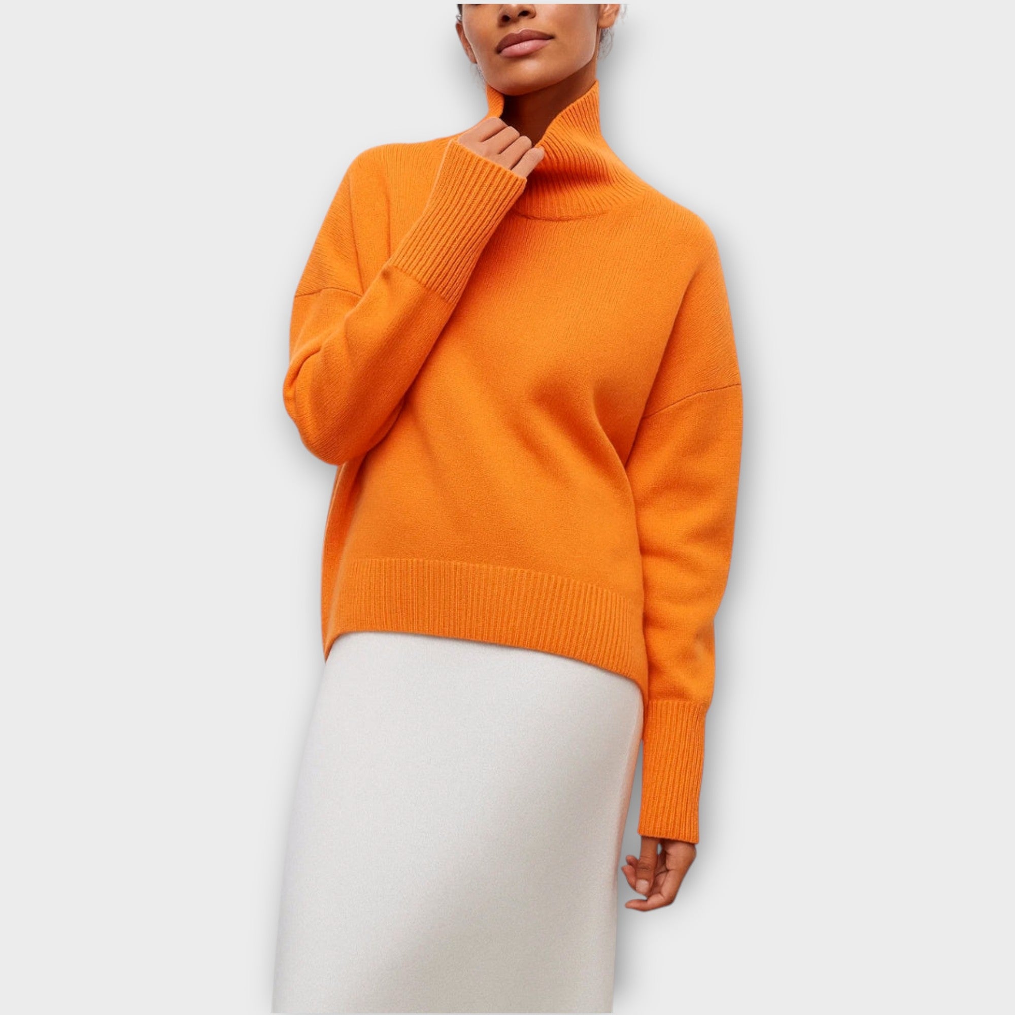 Elvira™ | Elegant polotröja i mjukt stickat material