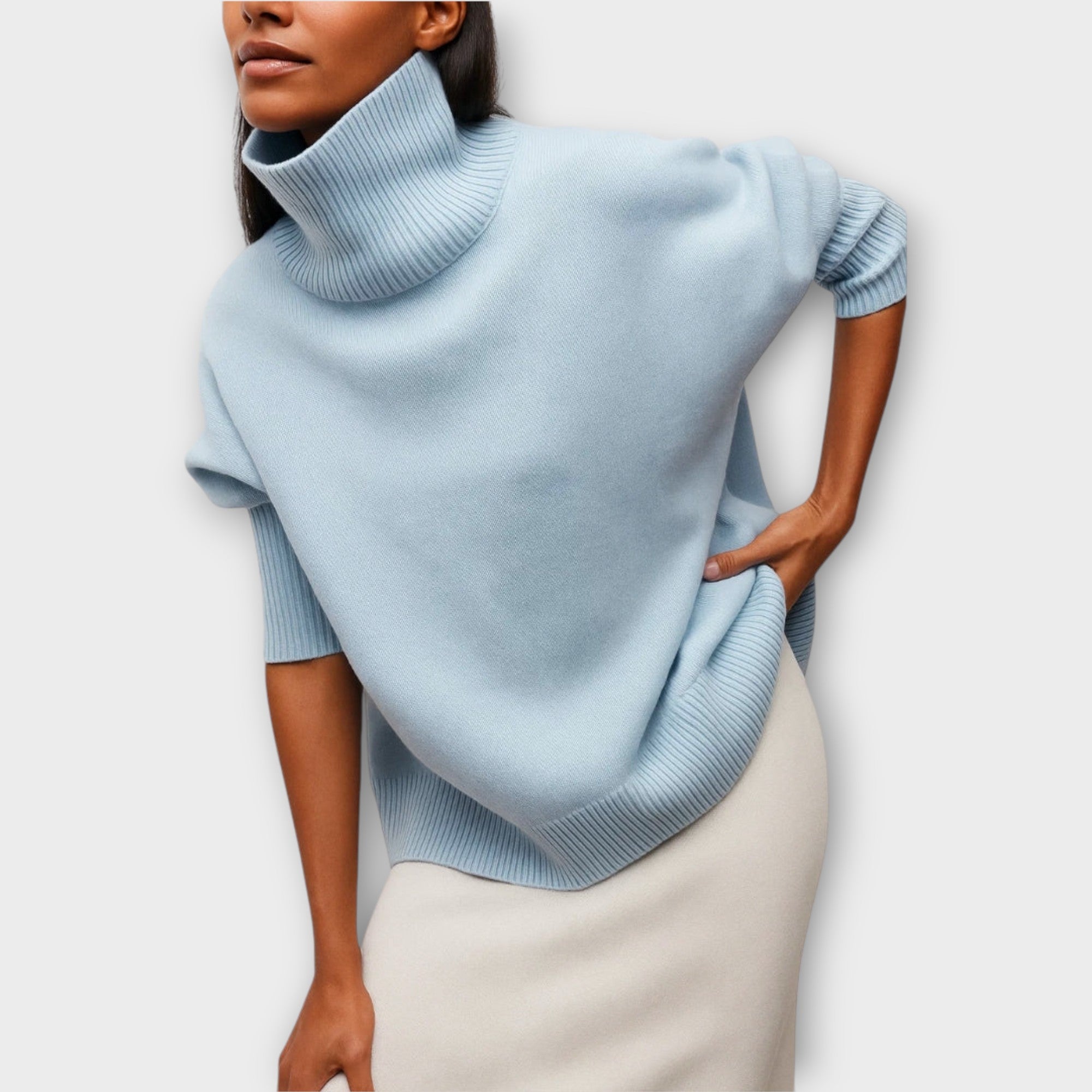 Elvira™ | Elegant polotröja i mjukt stickat material