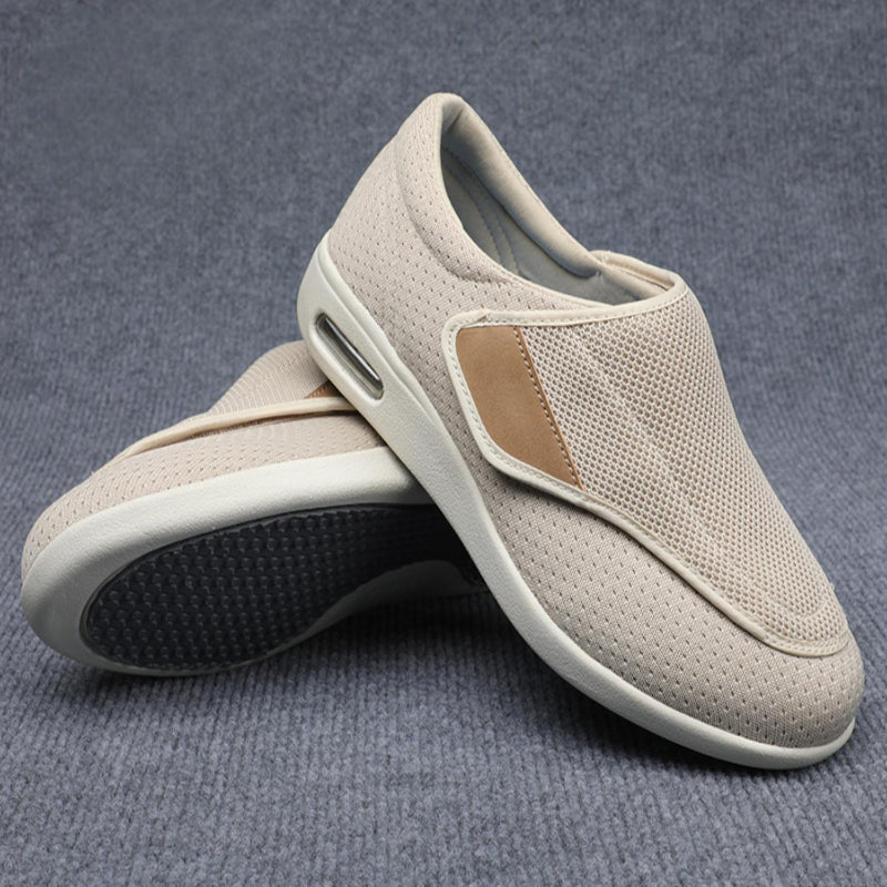 Happy™ WideShoes: Brede Pasvorm Zachte En Antislip Schoenen Voor Dagelijks Gebruik