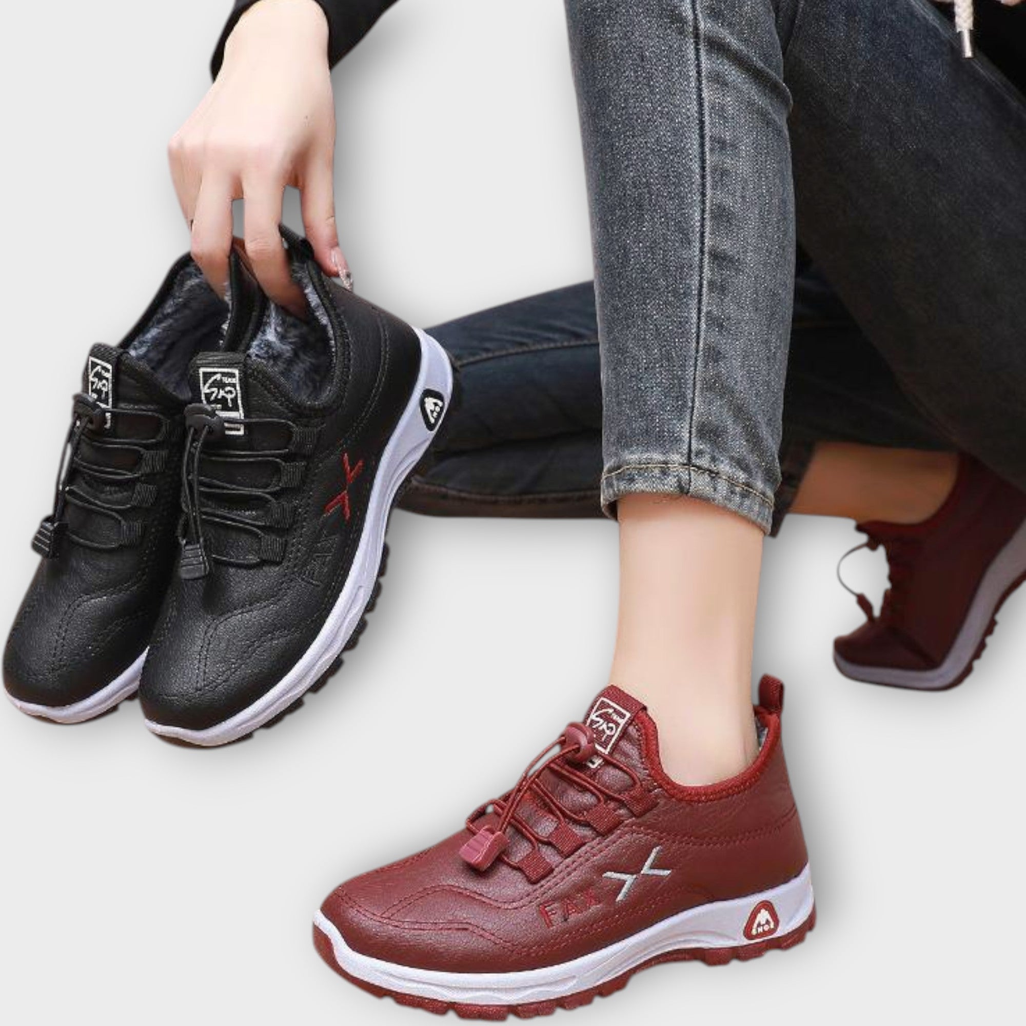 AuroraStep™ – Vattentäta Komfortsneakers för Aktiva Kvinnor