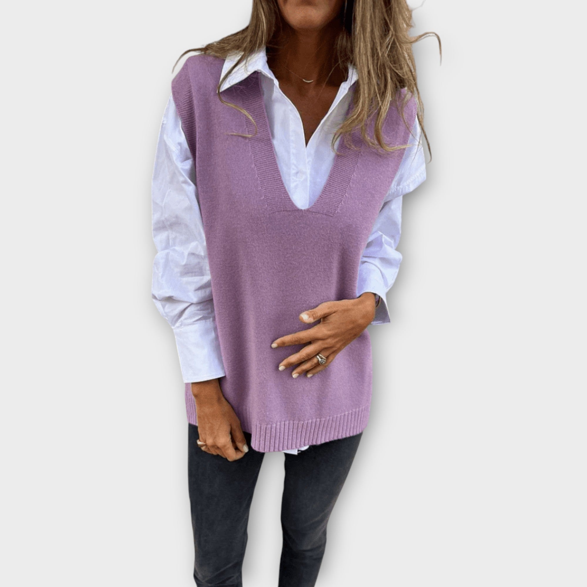 Liviana™ | Elegant stickad kofta i mjuk bomullsblandning